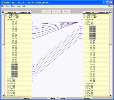 Map41 Software - DS-0 Mappin Configuration Software  for V4150